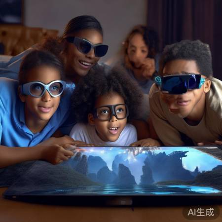英典家电专业维保教大家%3D高清电视背景：沉浸式观影新体验揭秘